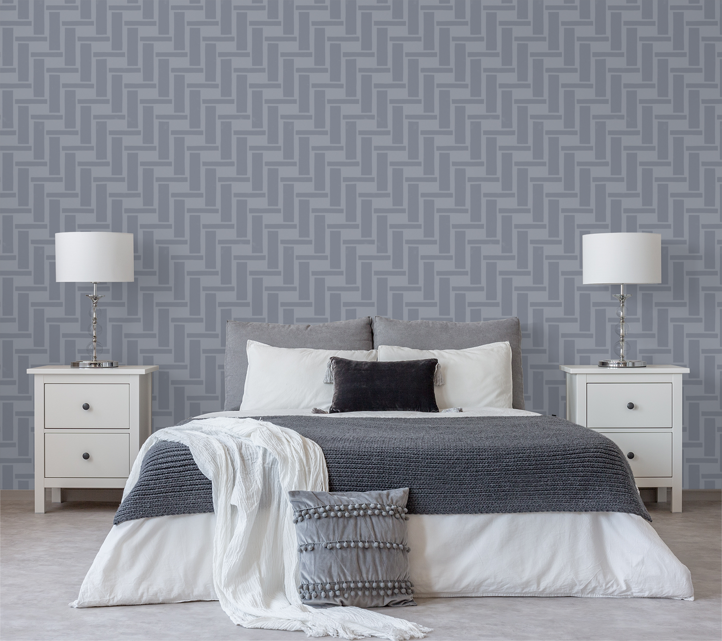 Blue Weave Wallpaper