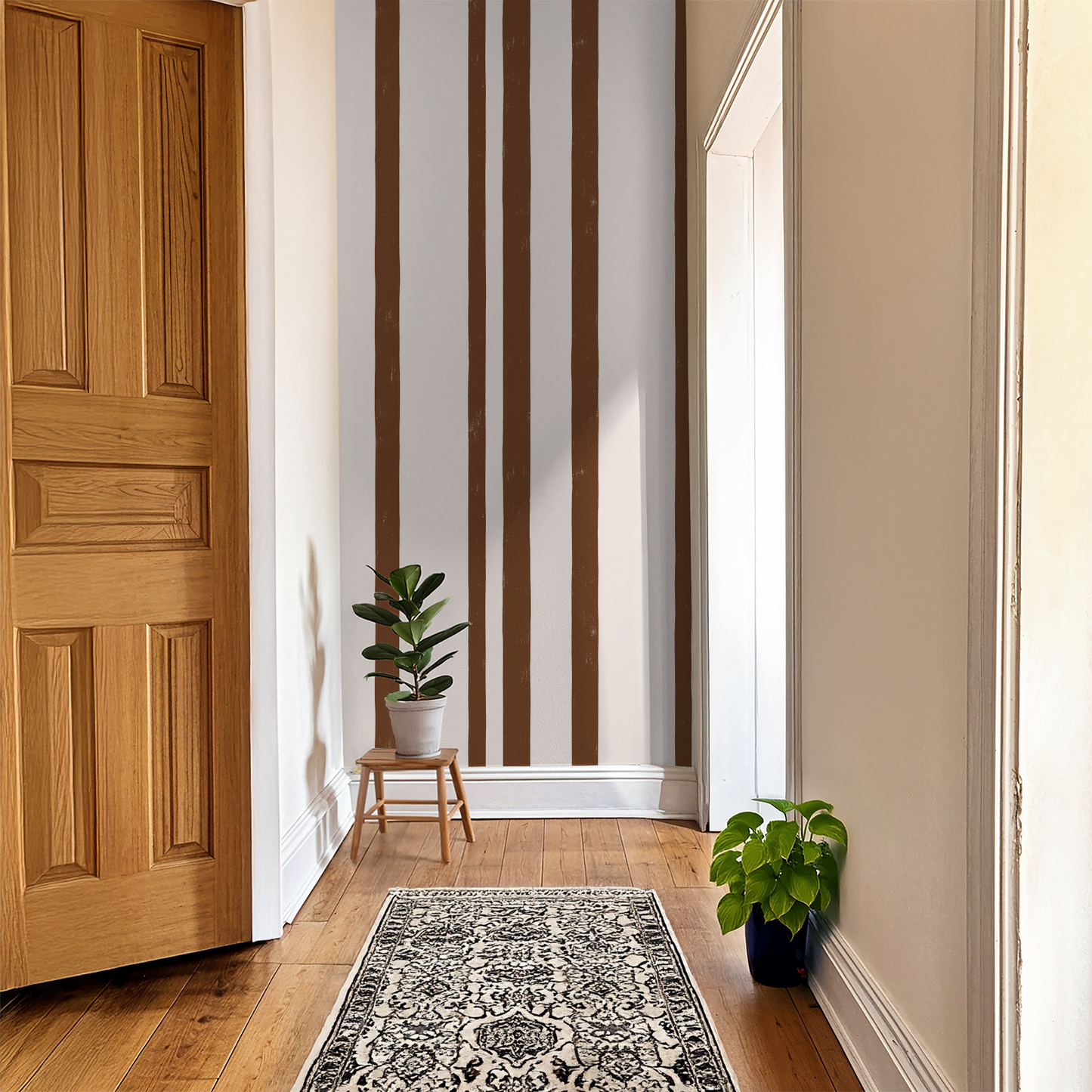 Clayline Stripe Wallpaper