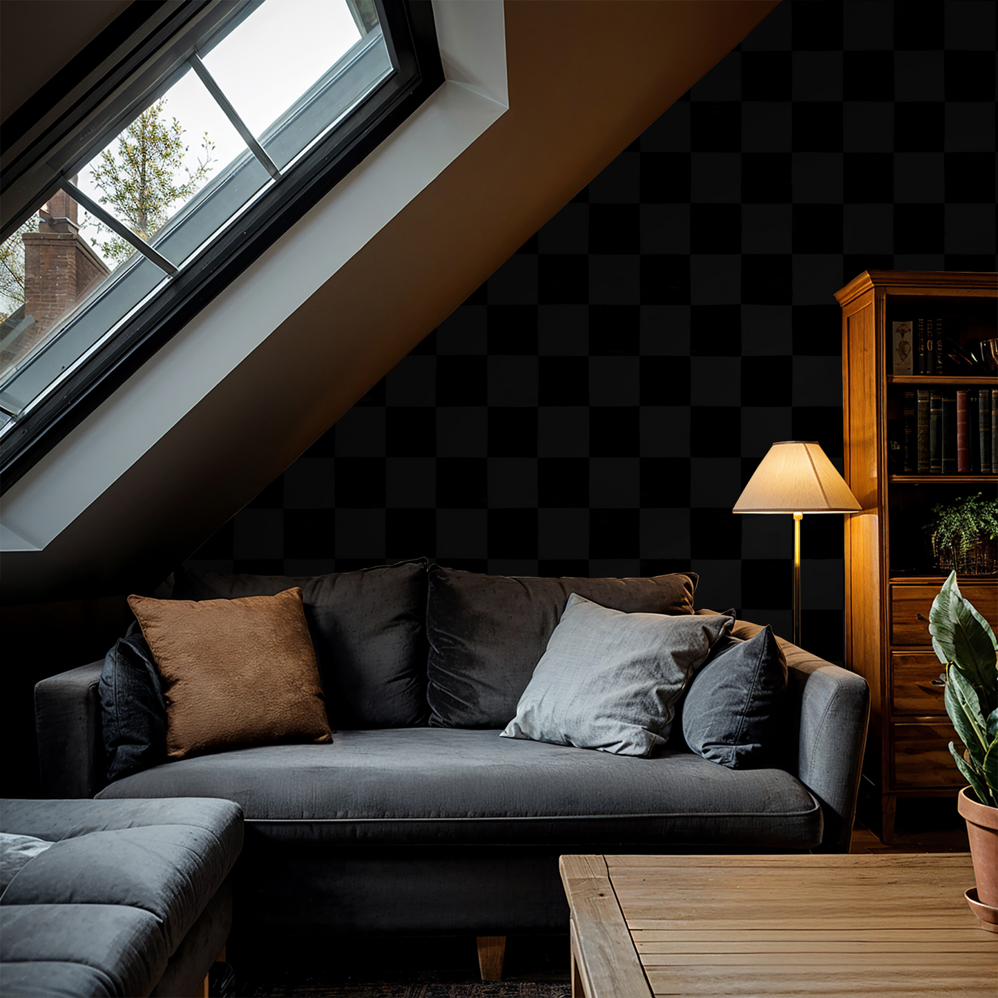 Blackout Checker Wallpaper