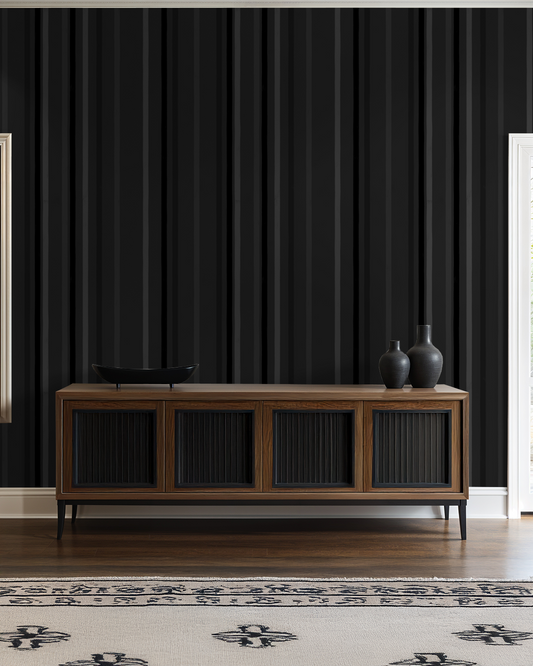 Blackout Stripes Wallpaper