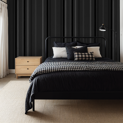 Blackout Stripes Wallpaper