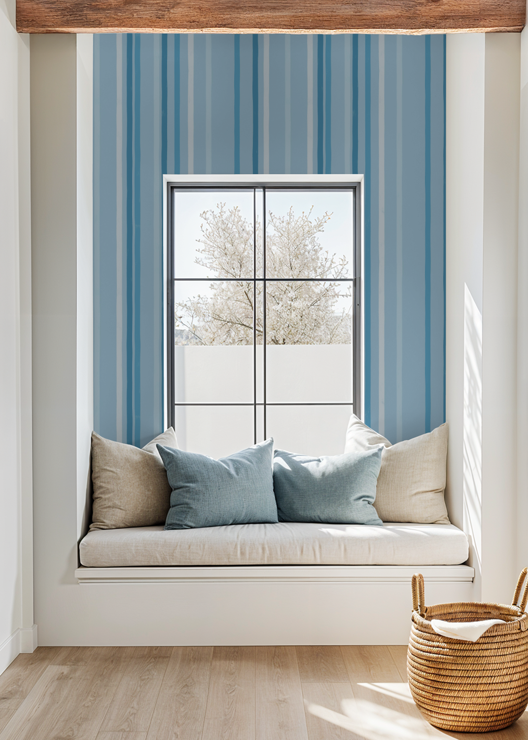 Skyline Stripe Wallpaper