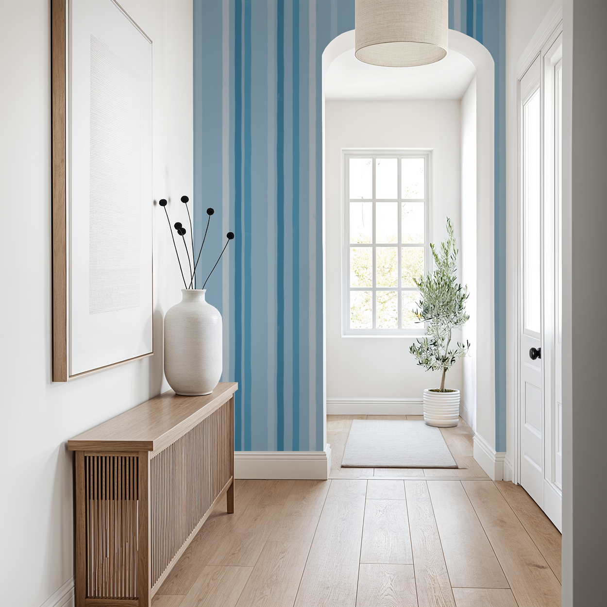 Skyline Stripe Wallpaper