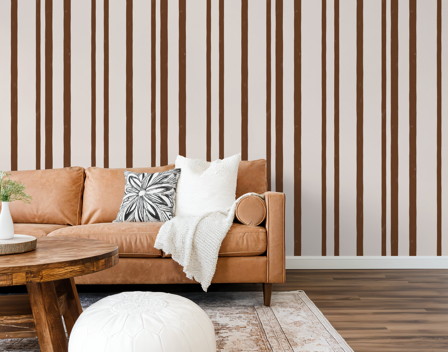 Clayline Stripe Wallpaper
