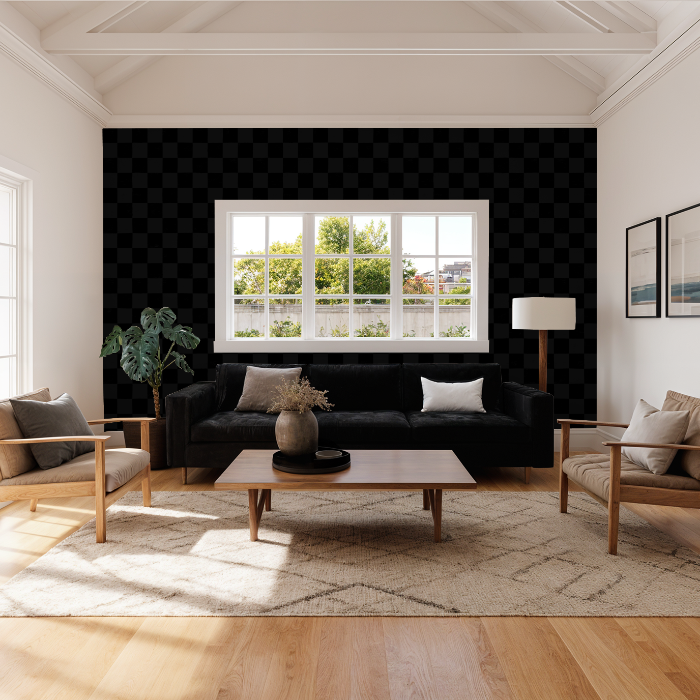 Blackout Checker Wallpaper