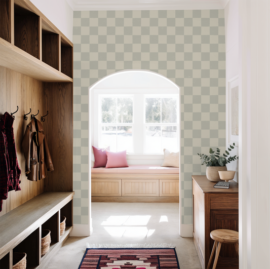 Calm Checker Wallpaper