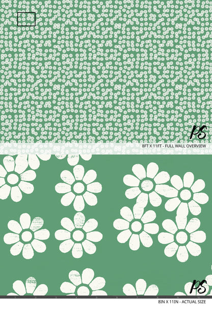 Meadow Green Wallpaper